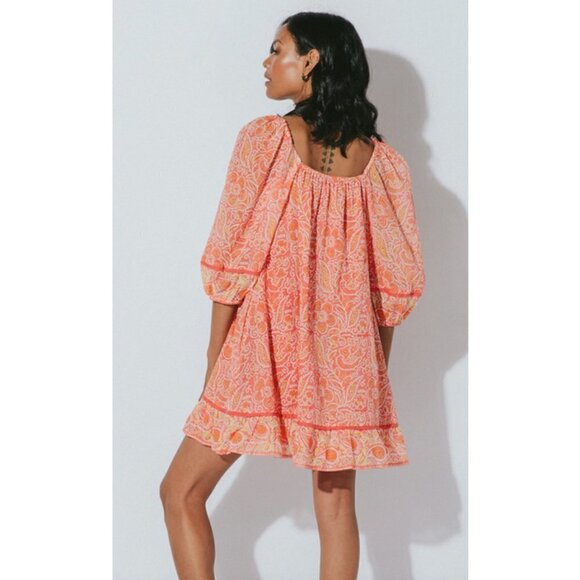 💕CLEOBELLA💕 Grace Mini Dress ~ Blossom Abstract Floral Print XS NWOT - Picture 5 of 16